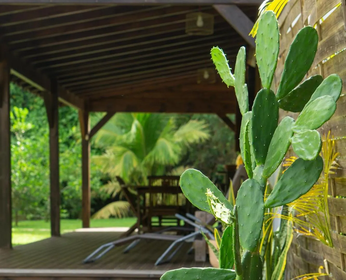 Villa Au Calme Avec Jacuzzi, Villa Le Boursoie Les Abymes